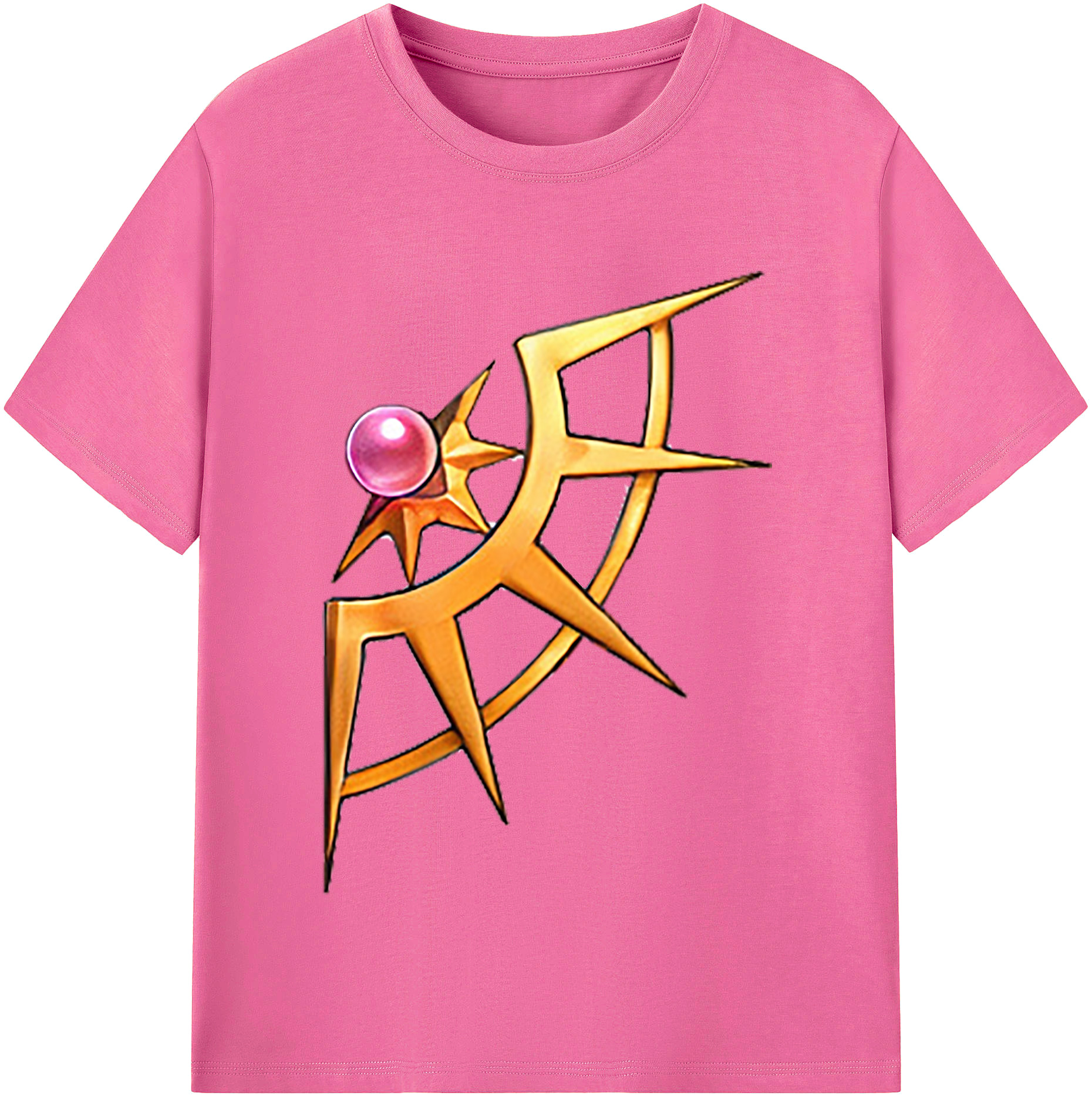 （画像用） 遊☆戯☆王 Yu-Gi-Oh! レディースカジュアルプリントTシャツ（綿100％）